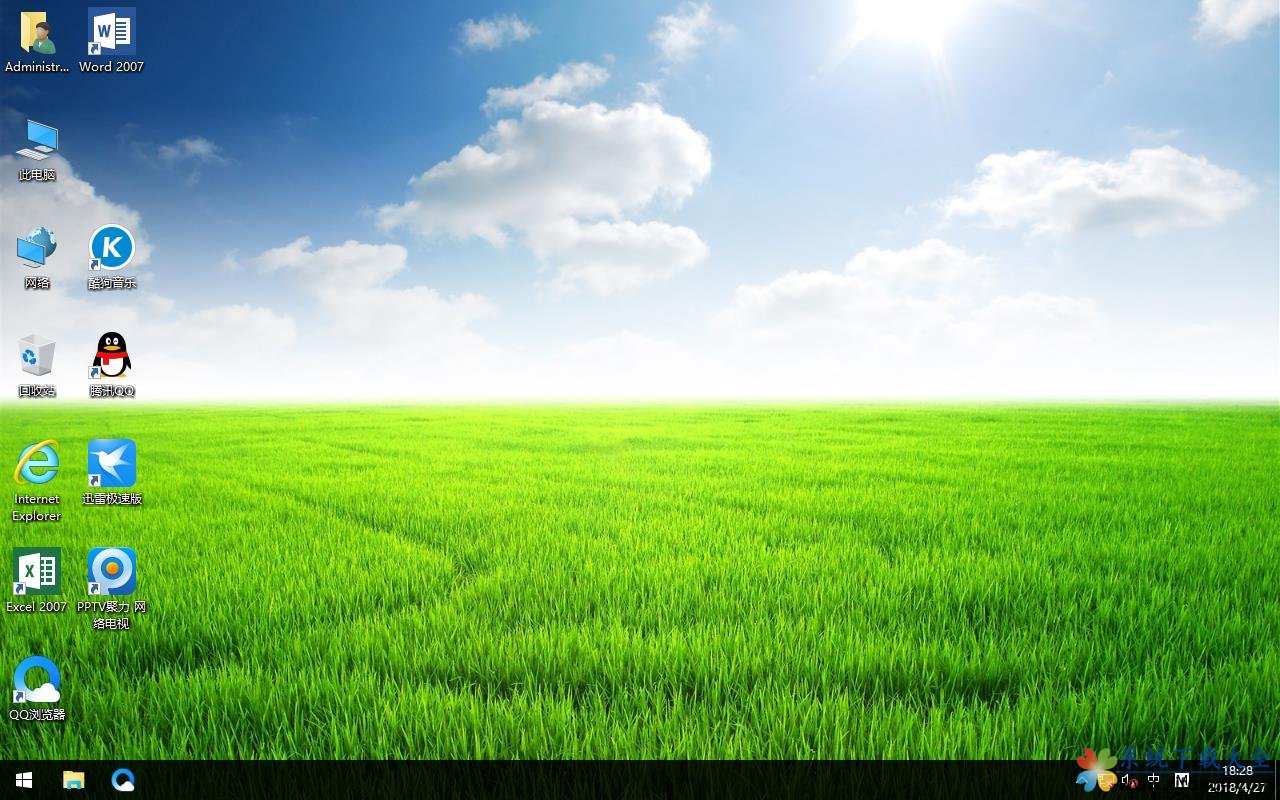 雨林木风 Windows10 x64 企业装机版2018.04(64位)